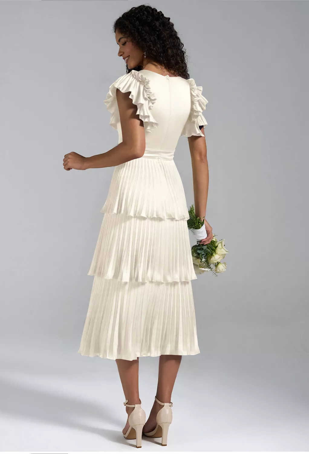 AW Leena Ivory  Spring Wedding Guest Dresses